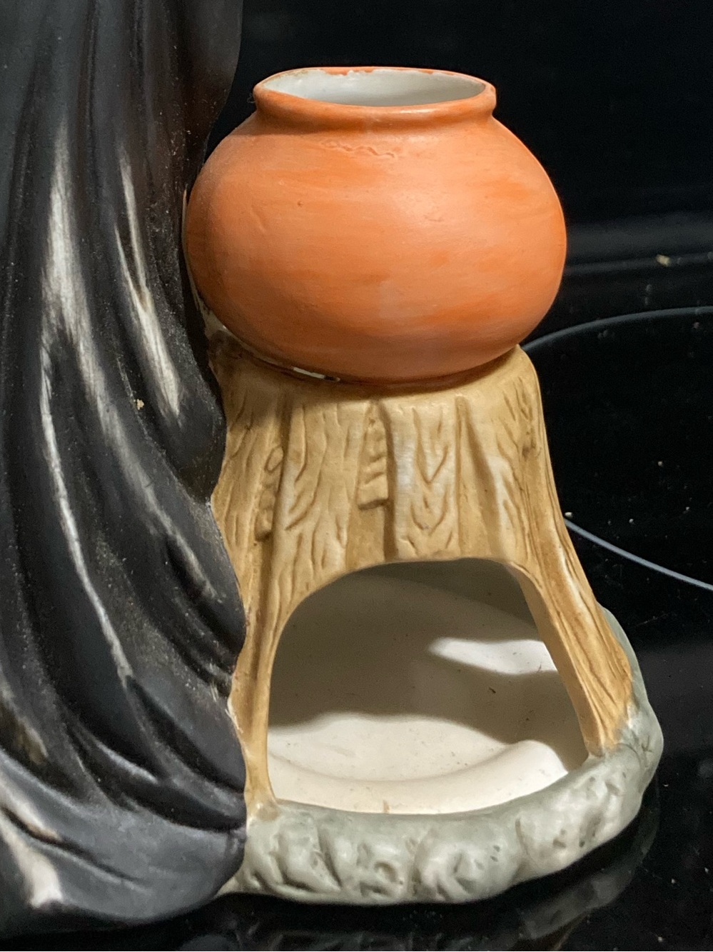 Vintage Berco Halloween Witch Ceramic Tealight Holder Figurine MINT - Picture 10 of 13